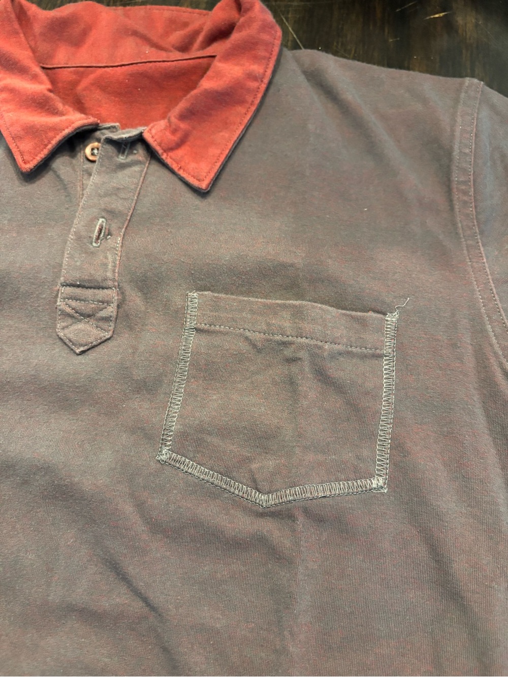 Oxygen reversible boys Contrast-Collar Polo Shirt - size medium - Picture 5 of 7